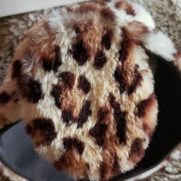 Vintage child leopard hat unique
